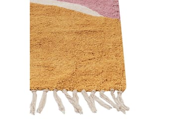 Matte Xinali - Rosa, gul, rød, beige - Tekstiler - Tepper & Matter - Moderne tepper - Bomullstepper