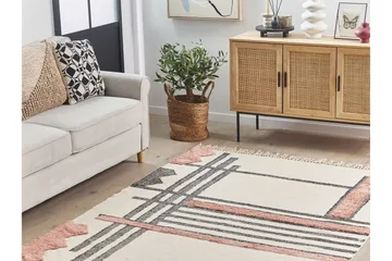 Muradiye Ryeteppe 140x200 cm - Beige - Tekstiler - Tepper & Matter - Moderne tepper - Bomullstepper
