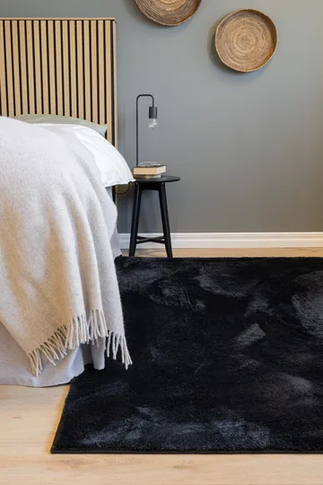 Cozy Ryeteppe 240x340 cm Rektangulær - Svart - Tekstiler - Tepper & Matter - Moderne tepper - Ryeteppe