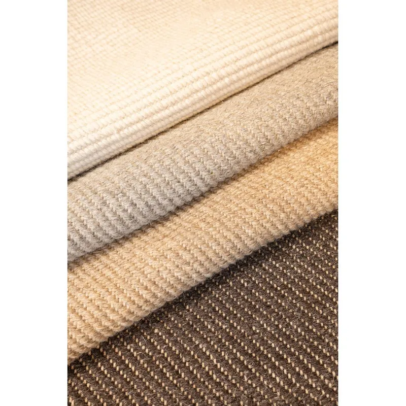 Ullteppe Ekeby Kvadrat - 200x200 cm, Lin - Tekstiler - Tepper & Matter - Moderne tepper - Ullteppe