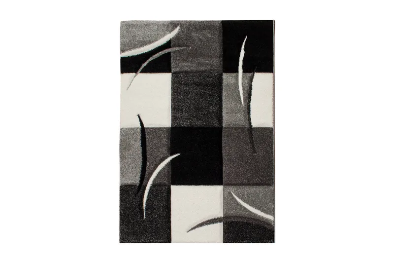 London Patch Friezematte 200x290, Svart