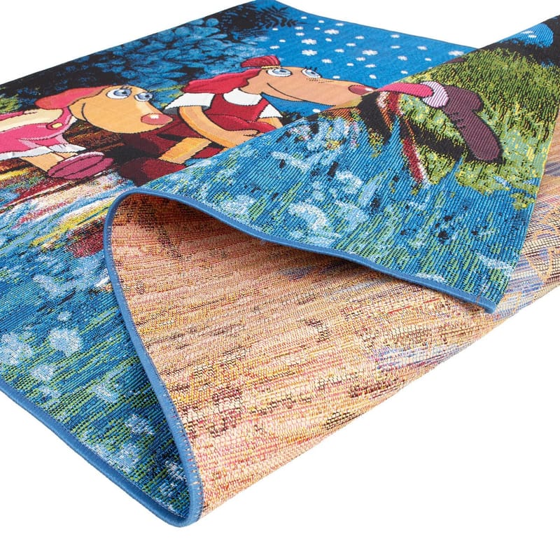 Teppe Relvi 120x180 cm - blå - Tekstiler - Barnetekstiler - Barnetepper