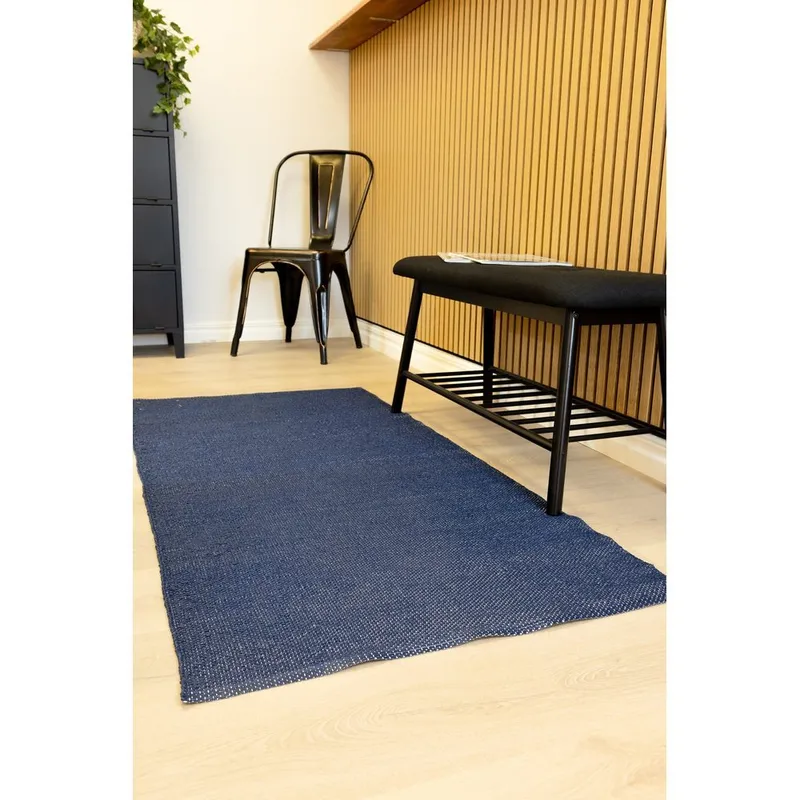Plastteppe Hilma Plain - 70x250 cm, Blå - Tekstiler - Tepper & Matter - Moderne tepper - Wiltontepper