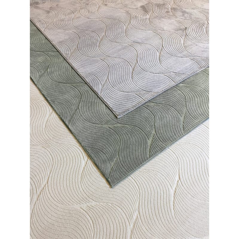 Vaskbart teppe Castello Wave - Grønn - Tekstiler - Tepper & Matter - Store tepper