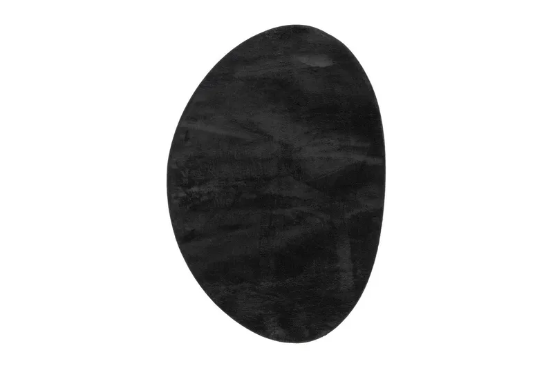 Vaskbart teppe Soft Shape, 240x340 cm, Svart